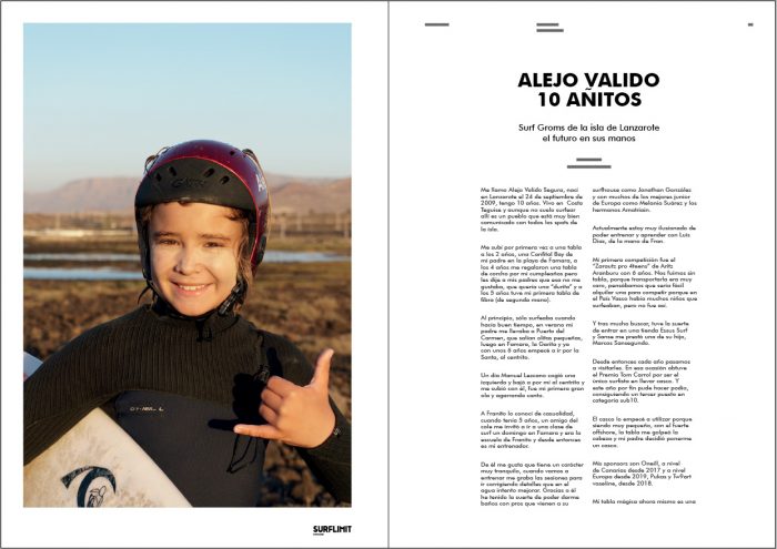 Alejo Valido surf magazine
