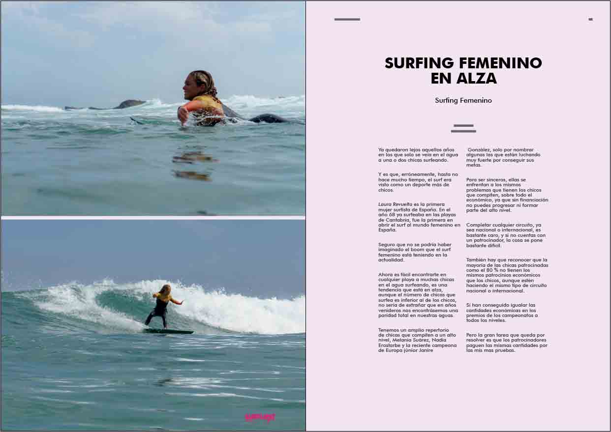 Surf femenino españa